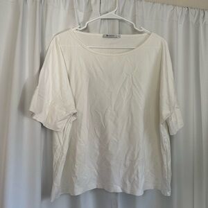 Alexander Wang Cream Long Sleeve Tee